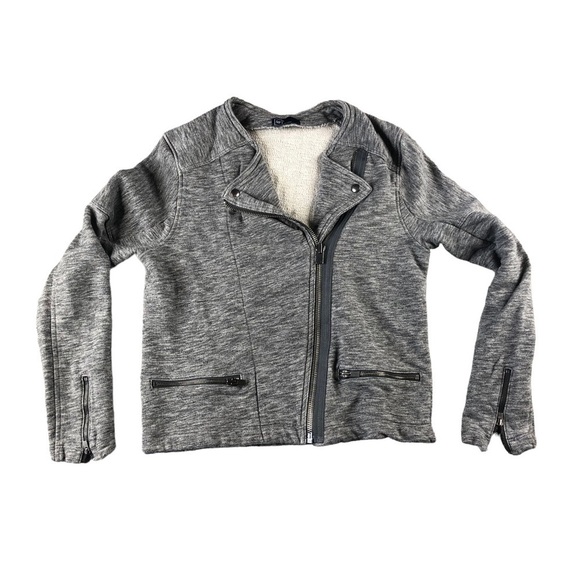 GAP Jackets & Blazers - Gap Moto Shirt Jacket with Asymmetrical Zipper and Exposed Zipper Details